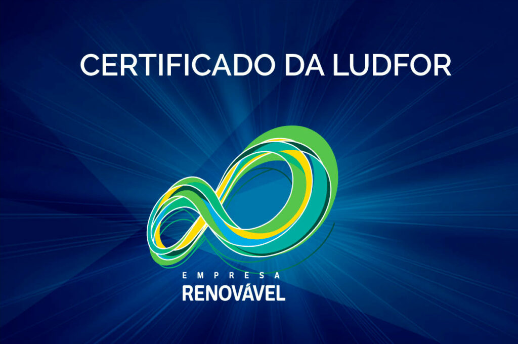 Certificado da Ludfor, empresa renovável